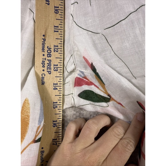 Cynthia Rowley Pants Womens Size Extra Large Wide Leg Woven Linen Hippie - Picture 6 of 15